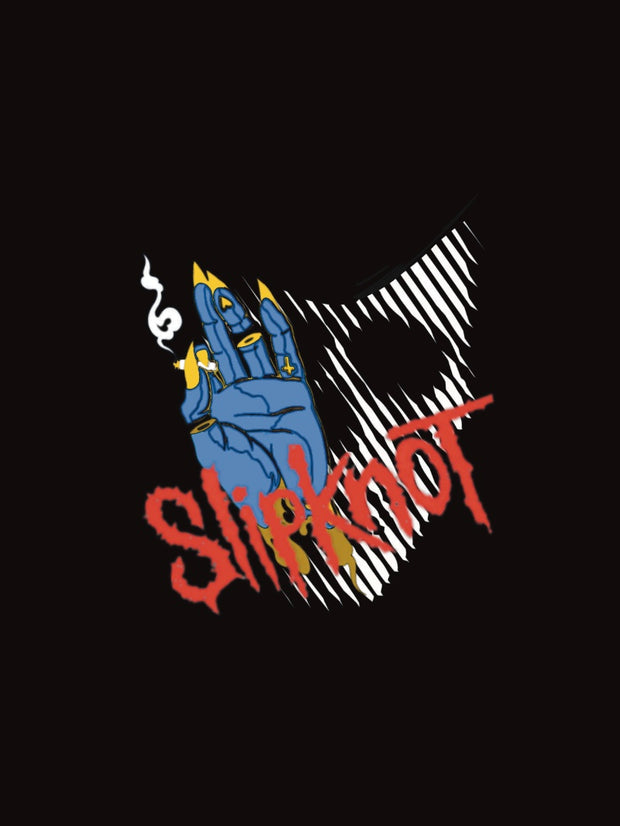 Slipknot Printed Sexy Hollow T-shirt