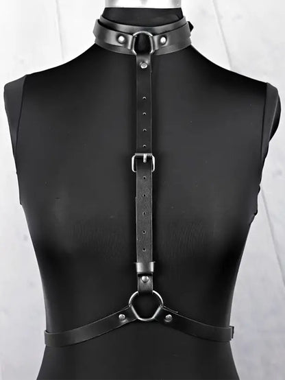 Sexy Binding Leather Shapewear Body Sculpting Strap