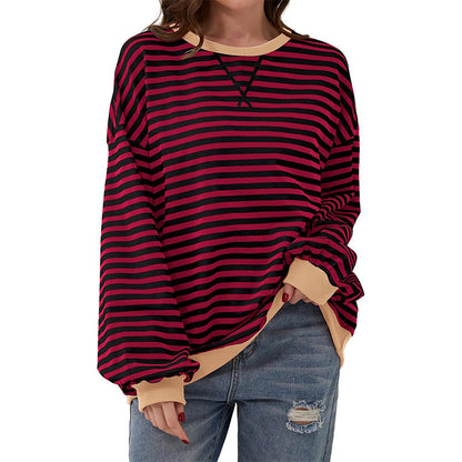 Women's Casual Striped Sweater