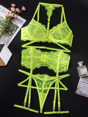 Sexy Lace Plastic Bones Waist Seal Sexy Body Shaping Two-Piece Suits