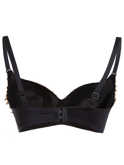 Fashion Sexy Punk Rivet Skull Wings Bra