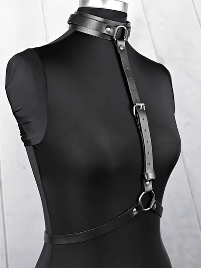 Sexy Binding Leather Shapewear Body Sculpting Strap