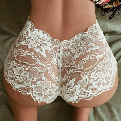 Sexy Lace Cutout Briefs Underwear