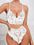 Lace Hollow out See-through Open Underwear Suit