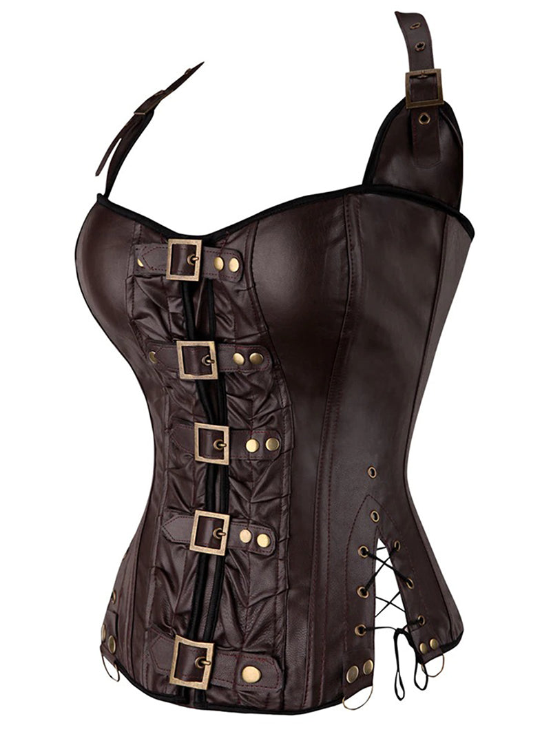 Steam Punk Gothic Bukcle Shapewear