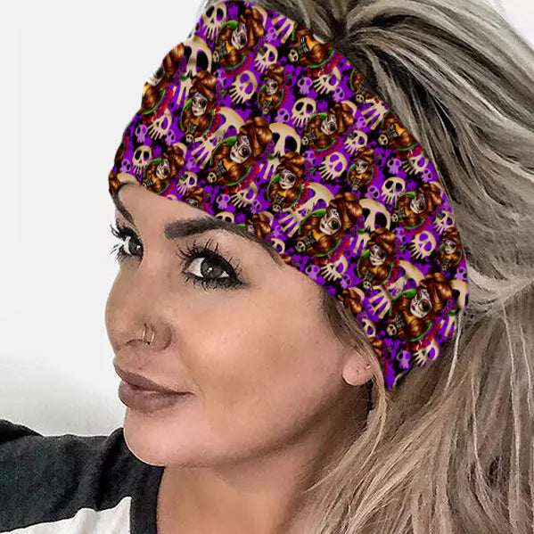 Fashion Skull Printed Casual Headband