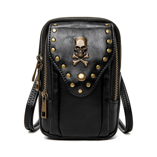 Modische quadratische Tasche im Punk-Stil 