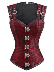 Punk Style Buckled Straps Sexy Corset
