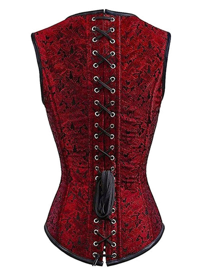 Punk Style Buckled Straps Sexy Corset