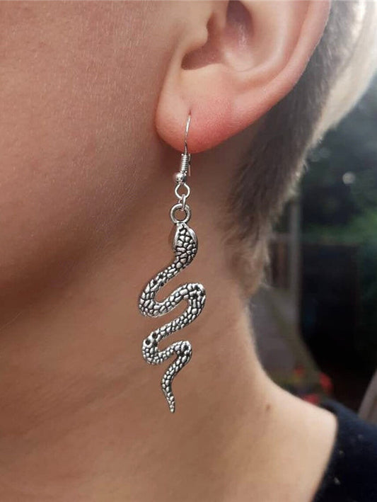 Boucles d'oreilles serpent 