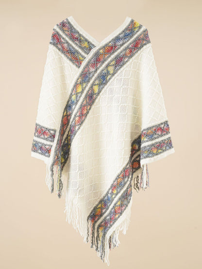 Ethnic Style Women's Fringe Shawl