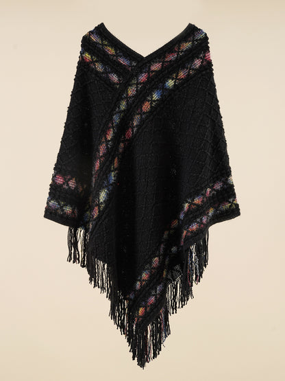 Ethnic Style Women's Fringe Shawl