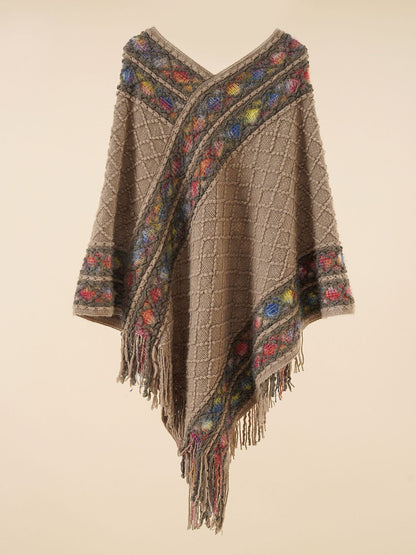 Ethnic Style Women's Fringe Shawl