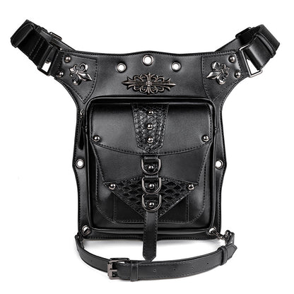 Punk Multi Pockets Crossbody Waist Pack