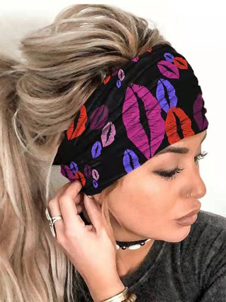 Lip Printed Hair Band