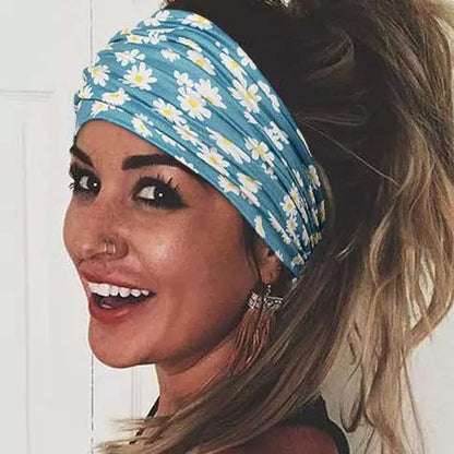 Wide Printed Casual Headband