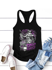 Band Maid Printed Sexy I-Shaped Vest