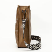 Vintage Leopard-Print Strap Shoulder Bag