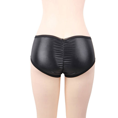 Sexy Faux Leather Boxers