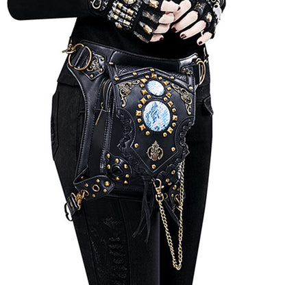 Steam Punk Chains Crossbody Waist Pack