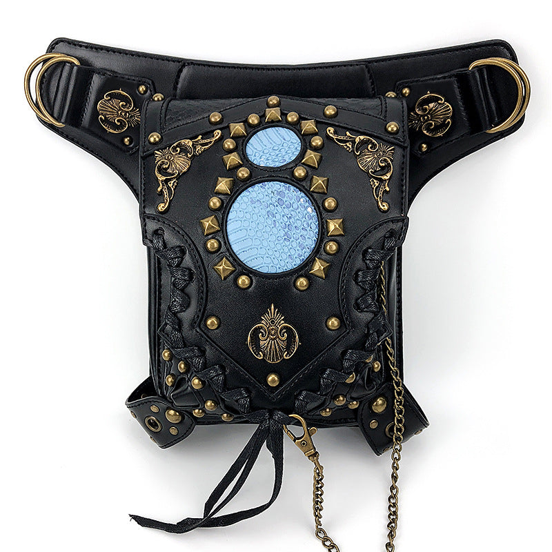 Steam Punk Chains Crossbody Waist Pack