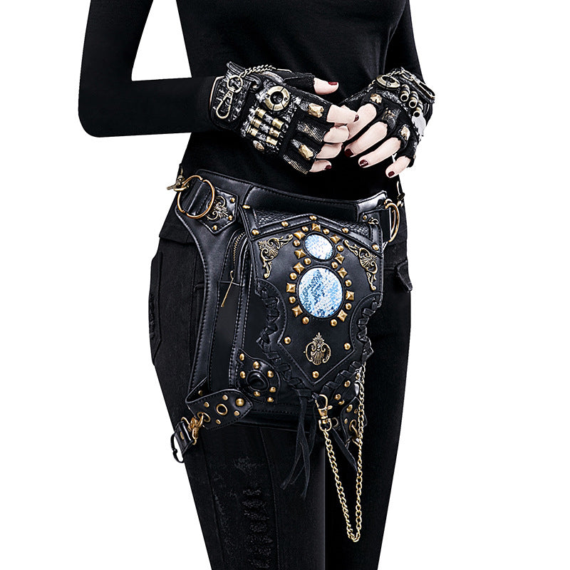 Steam Punk Chains Crossbody Waist Pack