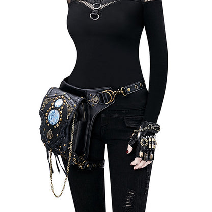 Steam Punk Chains Crossbody Waist Pack