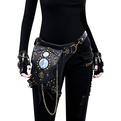 Steam Punk Chains Crossbody Waist Pack