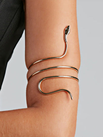 Exaggerated Twisted Winding Snake Armband Bracelet