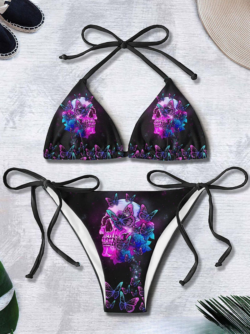 Sexy Skull Bandage Swimsuit Suit