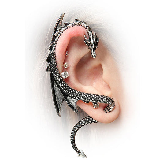 Manchette d'oreille dragon vintage punk 