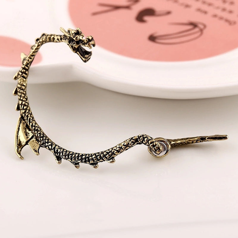 Punk Vintage Dragon Ear Cuff