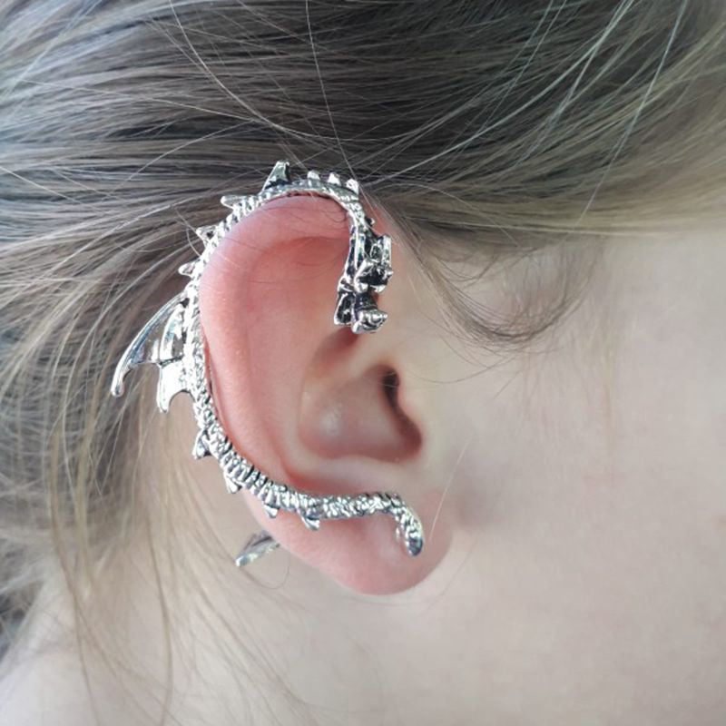 Punk Vintage Dragon Ear Cuff