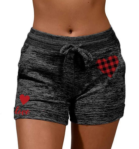 Women's Casual Sports Waist-Controlled Lace-up Stretch Shorts