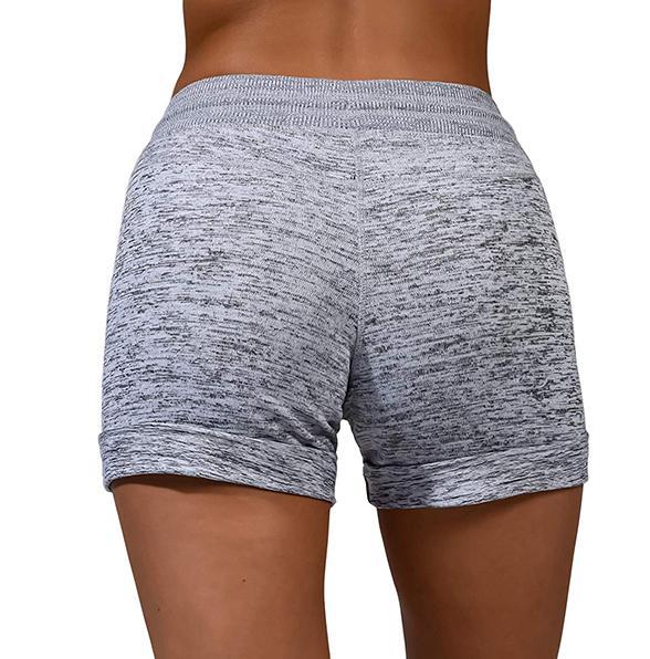 Women's Casual Sports Waist-Controlled Lace-up Stretch Shorts