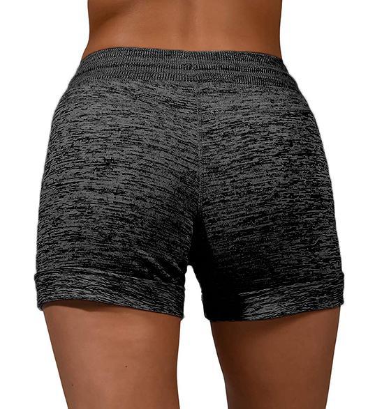 Women's Casual Sports Waist-Controlled Lace-up Stretch Shorts