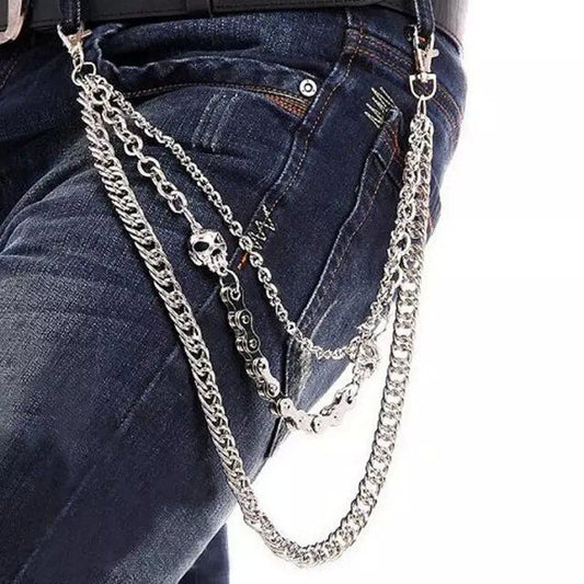 Hiphop Biker Skull Chain