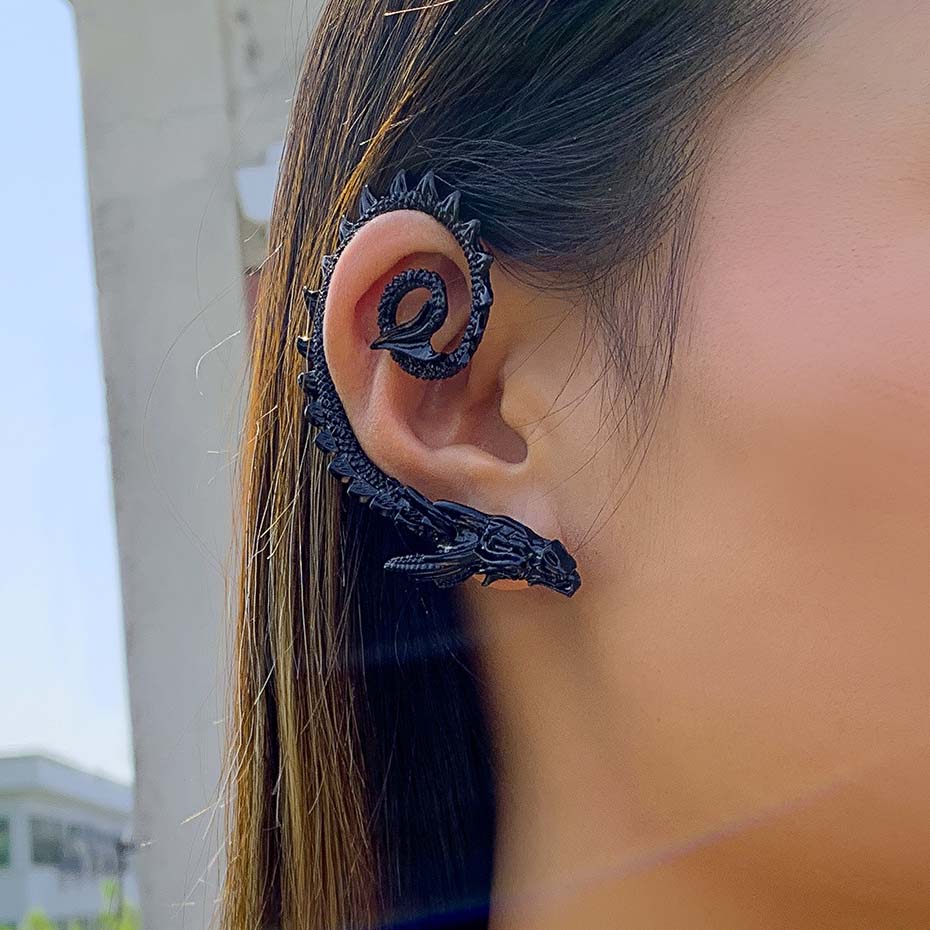 Punk Retro Dragon Ear Cuff