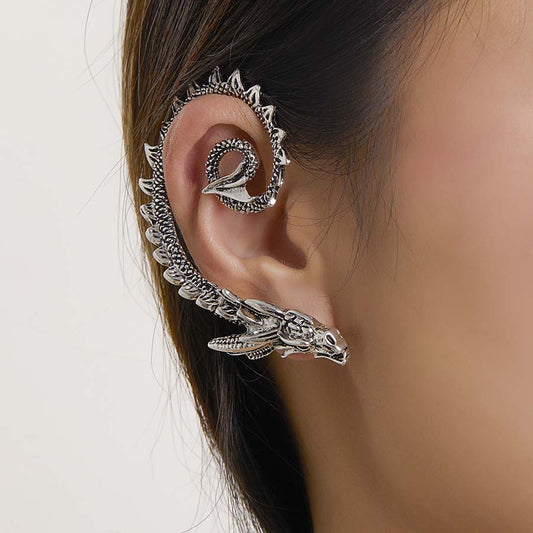 Punk Retro Dragon Ear Cuff