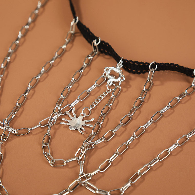 Elastic Layered Spider Thigh Chain