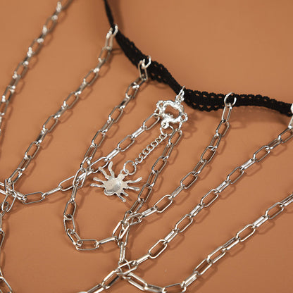 Elastic Layered Spider Thigh Chain