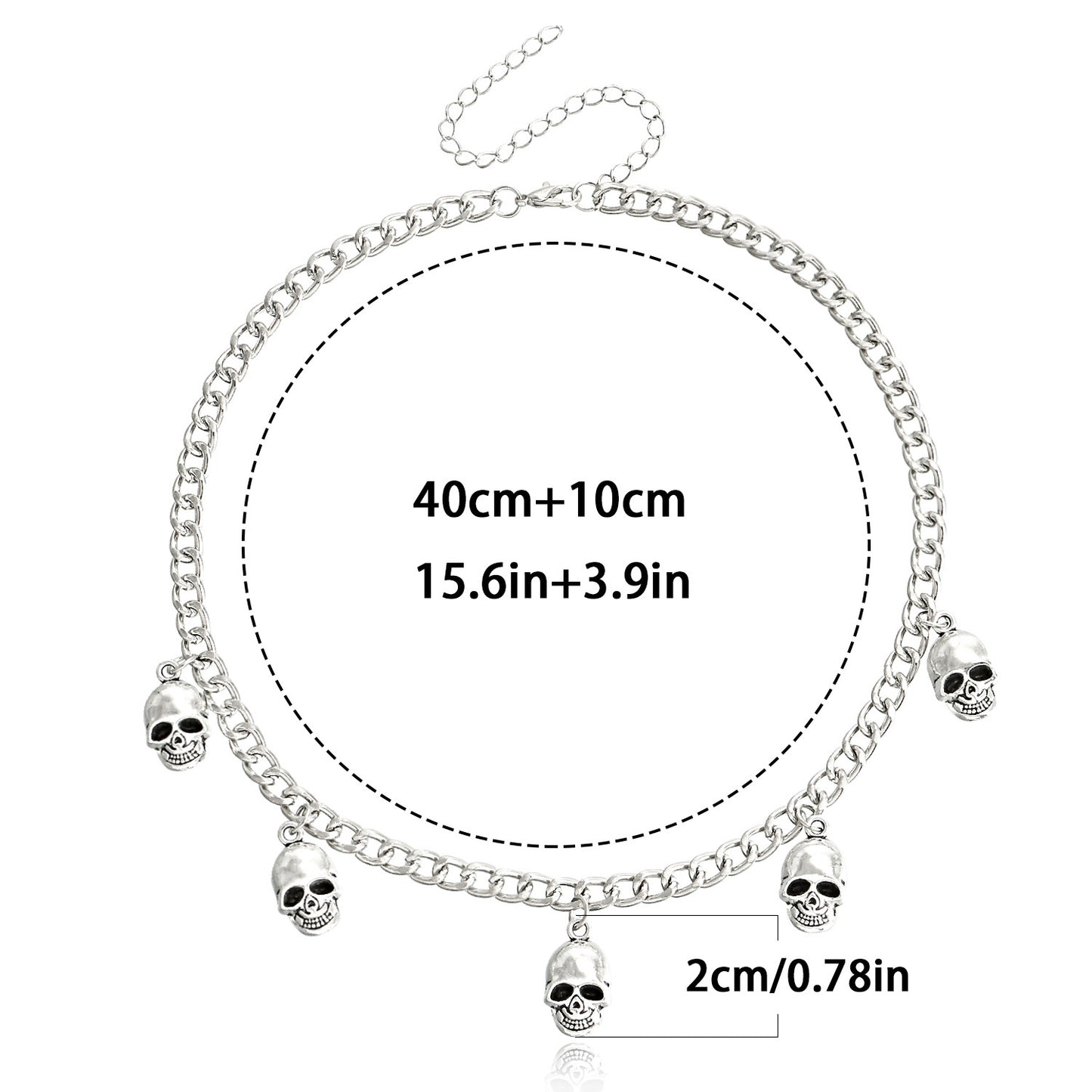 Fashion Skulls Pendant Necklace