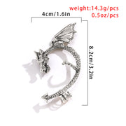 Dragon Wings Geometric Ear Clips