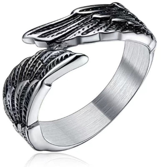 Bague ailes d'angle mode pour hommes 