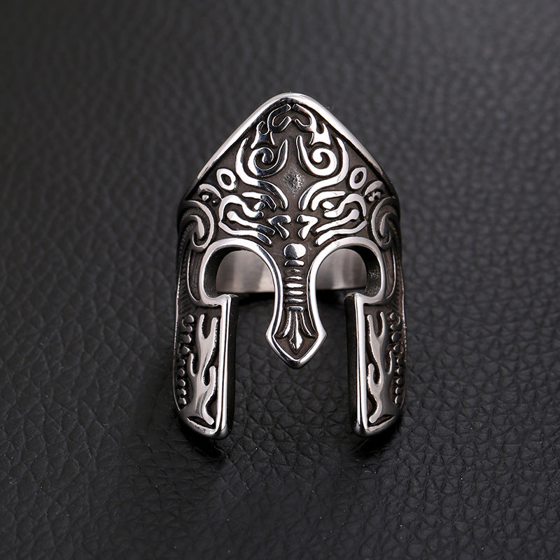 Special Vintage Helmet Shaped Ring