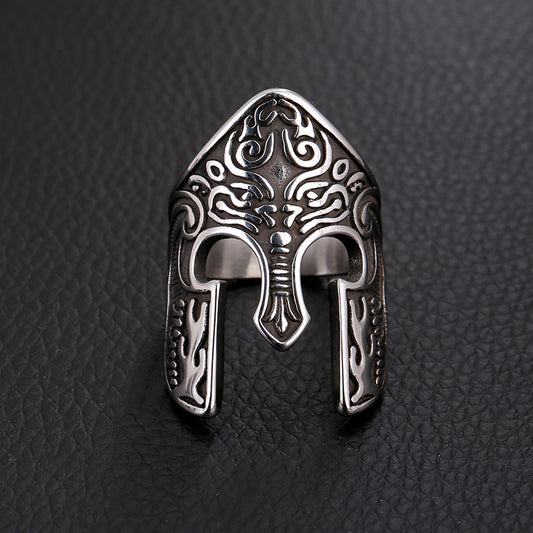 Special Vintage Helmet Shaped Ring