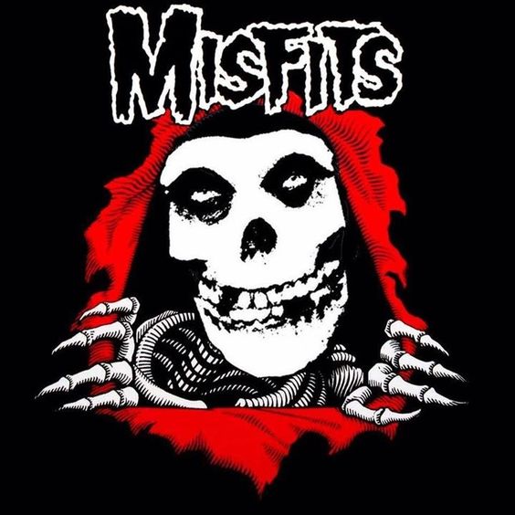 Lässiges Camisole mit Strass-Aufdruck „The Misfits“