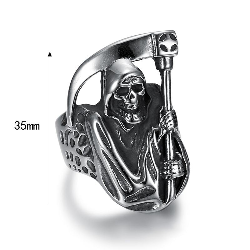 Skull Reaper's Scythe Ring