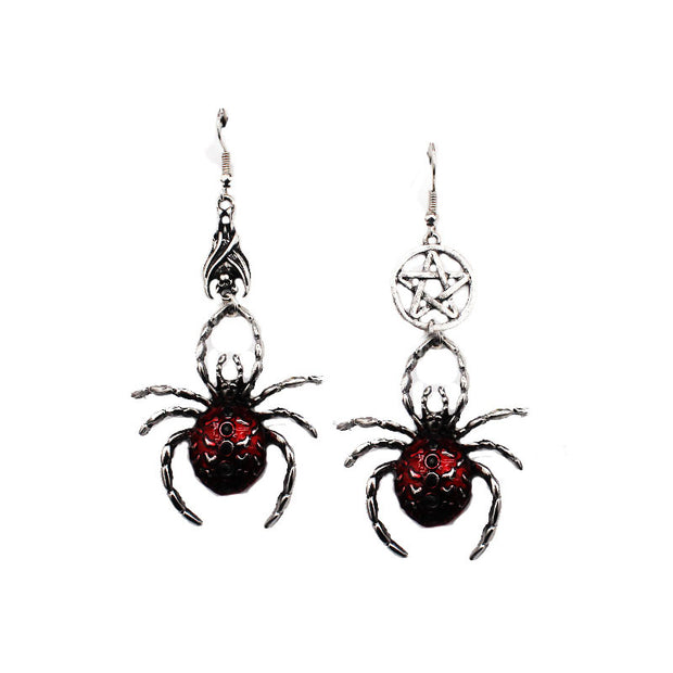 Punk Gothic Spider Earrings