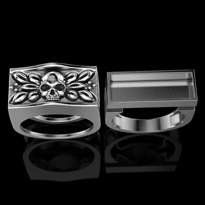 Punk Style Skull Couple Rings